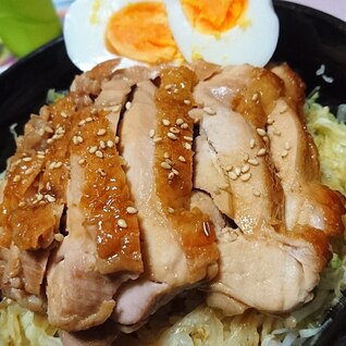 スタミナ飯！男の照り焼き丼